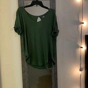 SO | size XL | Olive green tshirt